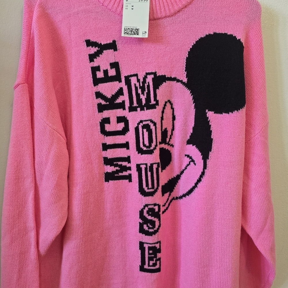 H&M Pink Mickey Mouse Sweater - Picture 10 of 10